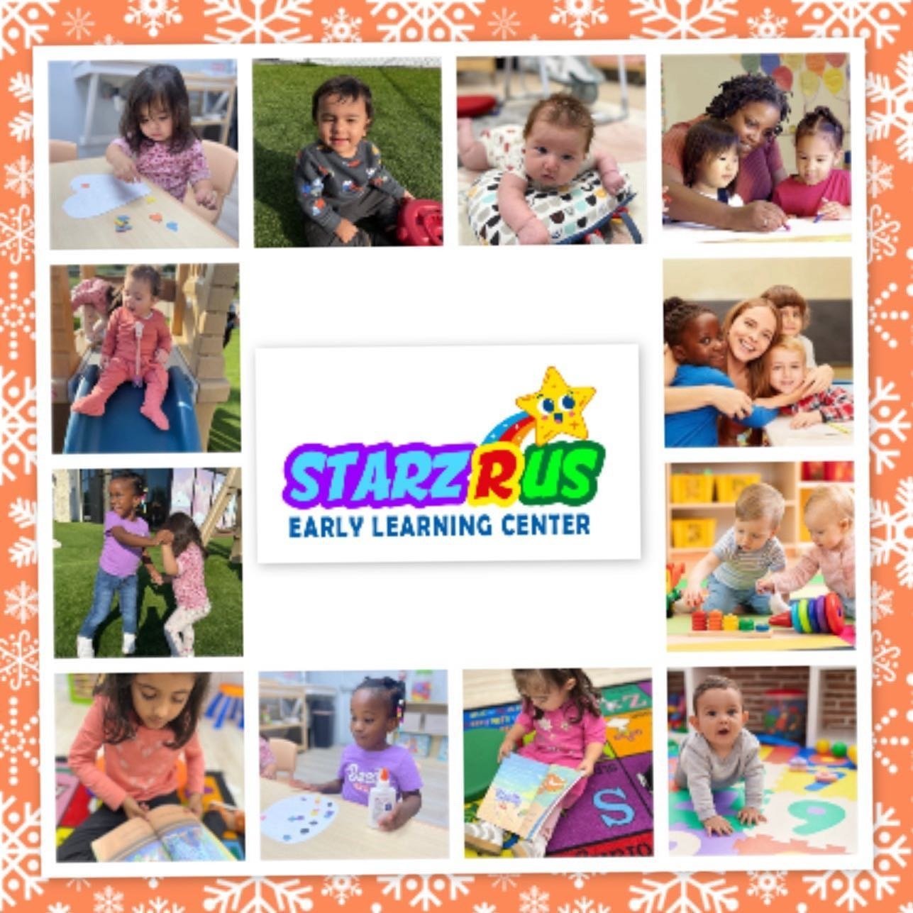 Collage of activities and learning moments at Starz R Us